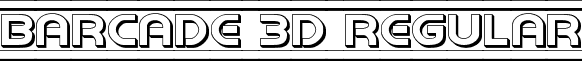 Barcade 3D Regular barcade3d.ttf