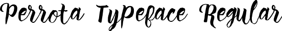 Perrota Typeface Regular Perrota Script Free Demo.ttf