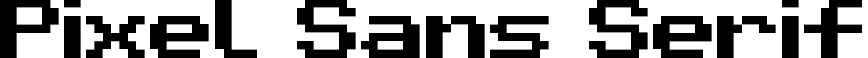 Pixel Sans Serif Pixel Sans Serif.ttf