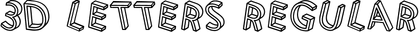 3D Letters Regular 3DLetters.ttf