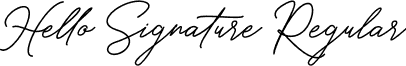 Hello Signature Regular Hellosignature-ALPyg.otf