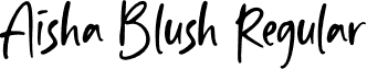 Aisha Blush Regular AishaBlush-Yz344.otf