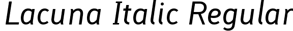 Lacuna Italic Regular LACUI___.TTF