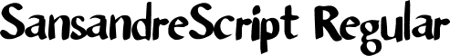SansandreScript Regular Sansandre_Script.otf