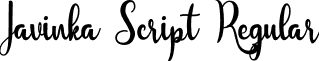 Javinka Script Regular javinka-script.regular.otf