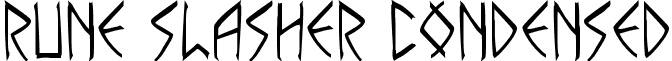 Rune Slasher Condensed runeslashercond.ttf