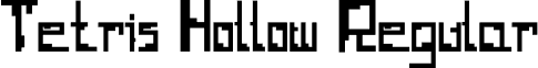 Tetris Hollow Regular TetrisHollow-x33xR.ttf