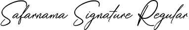 Safarnama Signature Regular Safarnama Signature.ttf