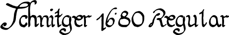Schnitger 1680 Regular Schnitger_1680_Regular.TTF