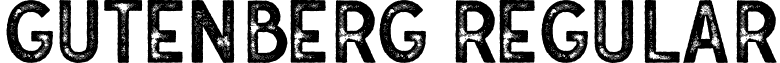 Gutenberg Regular Gutenberg-Regular.ttf