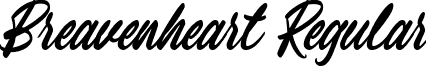 Breavenheart Regular bravenheart-font-free.ttf