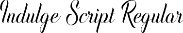 Indulge Script Regular indulge-script.otf