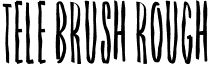 Tele Brush Rough TeleBrush-Rough.otf