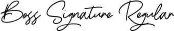 Boss Signature Regular bosssignature-3pyz.ttf