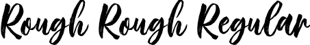 Rough Rough Regular Rough Rough Font by 7NTypes.otf