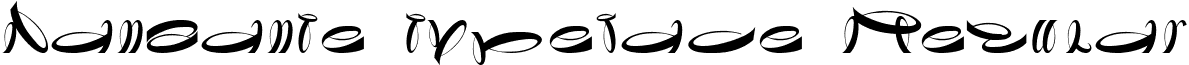 Danzante typeface Regular Danzantetypeface-Regular.ttf