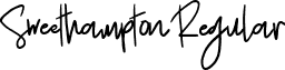 Sweethampton Regular Sweethampton.otf