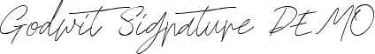 Godwit Signature DEMO Godwit Signature Light DEMO.ttf