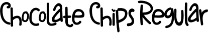 ChocoLate Chips Regular ChocolateChips-WyWPE.otf