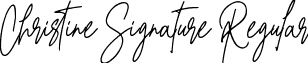 Christine Signature Regular ChristineSignature-DO0P0.ttf