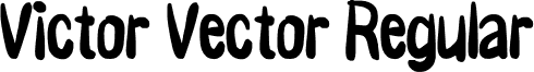 Victor Vector Regular victor_vector.otf