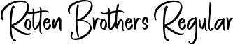 Rotten Brothers Regular rotten-brothers-demo.ttf