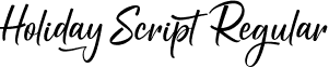 Holiday Script Regular HolidayScript-OVGV8.ttf
