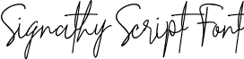 Signathy Script Font Signathy-Script-Font.otf