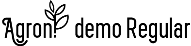 Agron demo Regular Agron-Demo.otf