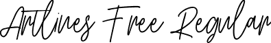 Artlines Free Regular Artlines Free.ttf