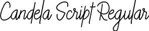 Candela Script Regular candela-script.regular.otf