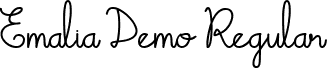 Emalia Demo Regular Emalia-Demo.otf