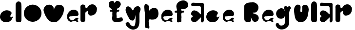 clover typeface Regular clover typeface (bernadet livianey b. 42413085).ttf