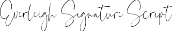 Everleigh Signature Script Everleigh Signature Script.ttf