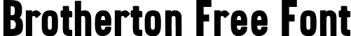 Brotherton Free Font brotherton-free-font.ttf