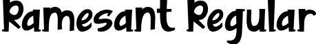 Ramesant Regular Ramesant Font by Dreamink (7NTypes).otf