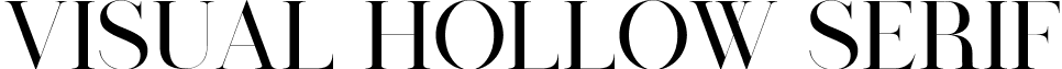 Visual Hollow Serif visual-hollow-serif.otf
