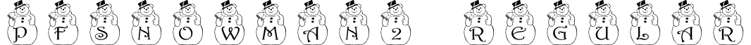 pfsnowman2 Regular Pf_snowman-2.ttf