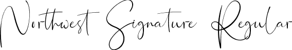 Northwest Signature Regular northwest-signature.otf