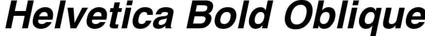 Helvetica Bold Oblique Helvetica-BoldOblique.ttf