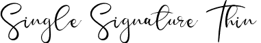 Single Signature Thin SingleSignatureThinOrdinary-lgKyD.otf