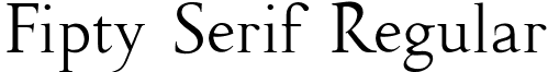 Fipty Serif Regular Fipty Serif-Regular.otf