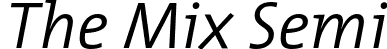 The Mix Semi TheMixSemiLight-Italic.otf
