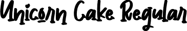 Unicorn Cake Regular UnicornCake-VGW3V.otf
