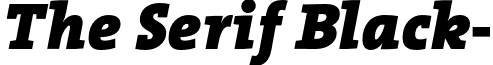The Serif Black- TheSerifBlack-Italic.otf
