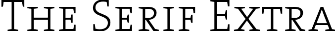 The Serif Extra TheSerifExtraLight-Caps.otf