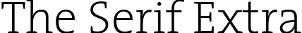 The Serif Extra TheSerifExtraLight-Plain.otf