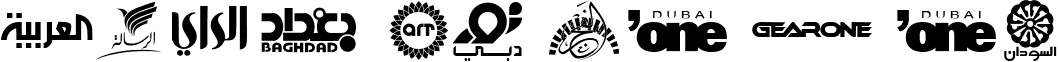 Arab TV logos ArabTVlogos.ttf
