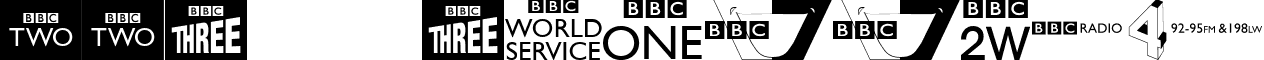 BBC TV Channel BBC TV Channel Logos.ttf