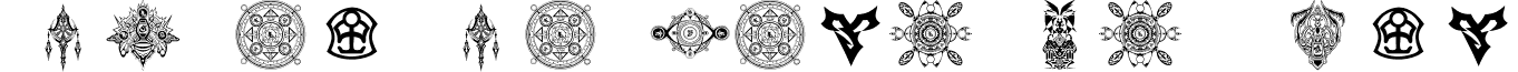 Final Fantasy Symbols FFSymbols.ttf